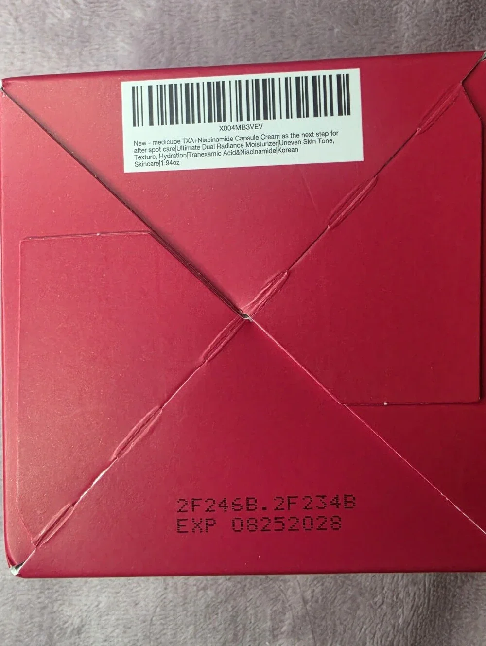 Medicube TXA Niacinamide Capsule Cream 5% - Red